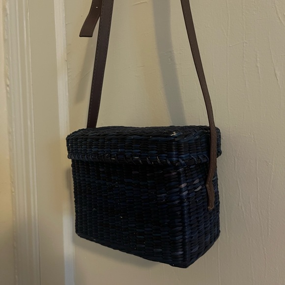 Rachel Comey Straw Lunchbox Purse - Picture 2 of 6